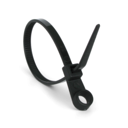 Стяжка кабельная с кольцом 3,6х110 черная